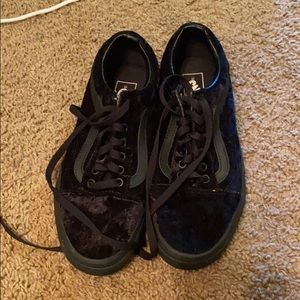 Black Velvet Vans